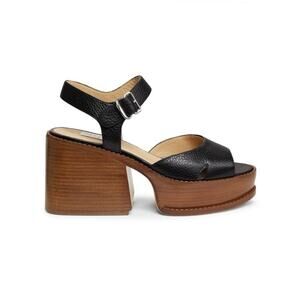 GABRIELA HEARST Zuri 90MM Leather Wooden Platform Sandals EU 39 US 9 $1190